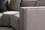 Jagger  Modular - Corner Couch With Ottoman - Taupe -