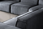 Jagger Modular - Corner Couch With Ottoman - Night Sky -