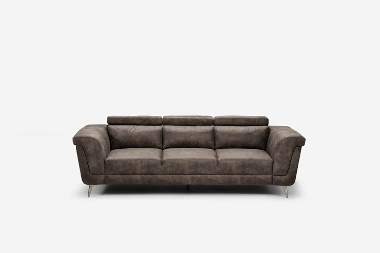 Laurence 3 Seater Couch - Fossil Fabric Couches - 1