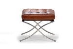 Replica Barcelona Chair + Footstool - Tan| Armchairs for Sale | Living | Cielo -