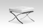 Replica Barcelona Chair + Footstool - White | Armchairs for Sale | Living | Cielo -