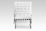 Replica Barcelona Chair + Footstool - White | Armchairs for Sale | Living | Cielo -