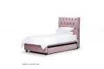 Skyler Dual Function Bed -  Velvet Pink - Single -