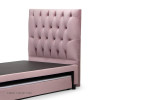 Skyler Dual Function Bed -  Velvet Pink - Single -