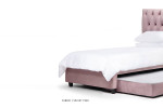 Skyler Dual Function Bed -  Velvet Pink - Three Quarter -