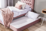 Skyler Dual Function Bed -  Velvet Pink - Single -