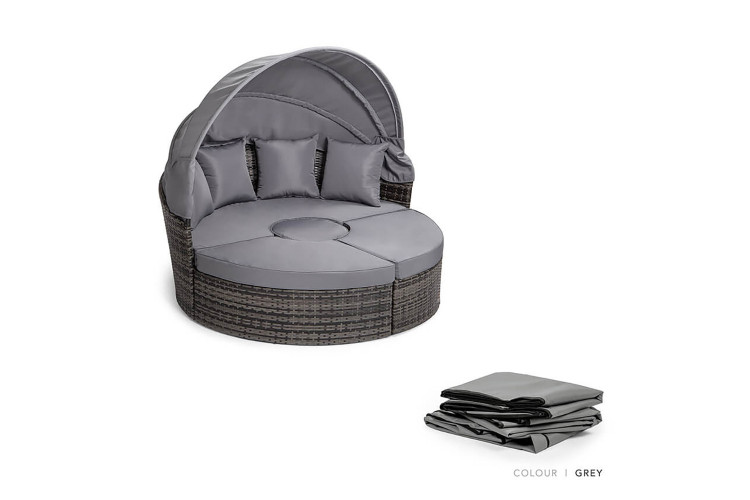 Borneo Patio Set Protective Cover - Grey -