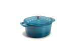 Nouvelle Cast Iron 8 Piece Cookware Set - Caribbean Blue -