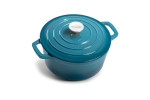 Nouvelle Cast Iron 8 Piece Cookware Set - Caribbean Blue -