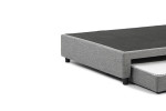 Jupiter Dual Function Bed Base - Double - Fusion Grey -