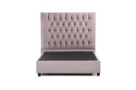 Skyler Dual Function Bed - Double - Velvet Pink -