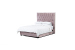 Skyler Dual Function Bed - Double - Velvet Pink -