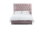 Skyler Dual Function Bed - Double - Velvet Pink -