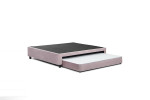 Skyler Dual Function Bed - Double - Velvet Pink -