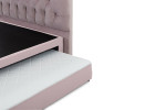 Skyler Dual Function Bed - Double - Velvet Pink -