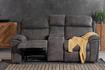 Ossian 2 Seater Cinema Recliner - Fossil -