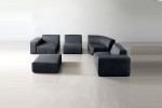 Jagger Modular - Corner Couch With Ottoman - Night Sky -